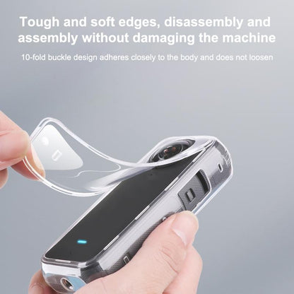 Clear Tpu Protective Case For Insta360 X3 - Full Body-1922443399835815940