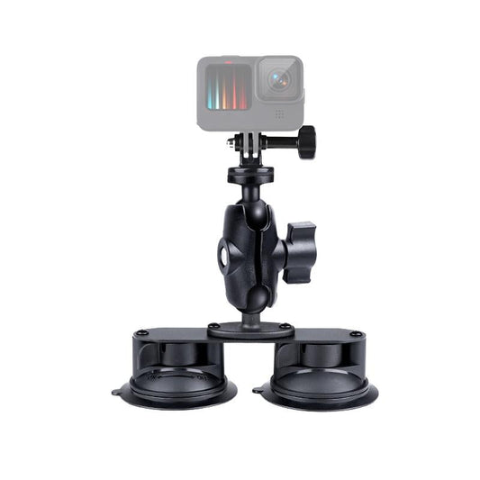 Universal Dual Suction Cup Mount For Action Cameras And Smartphones-1915196804195028993
