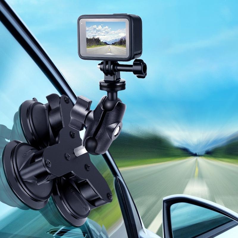 Universal Dual Suction Cup Mount For Action Cameras And Smartphones-1915196804195028995