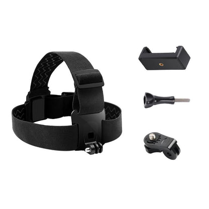 Adjustable Head Strap With Phone Clamp For Gopro And Action Cameras-1915196676335865856