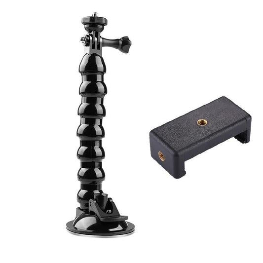 Flexible Suction Cup Mount With Phone Clamp - 1 / 4 Jaws-1915196489504788481