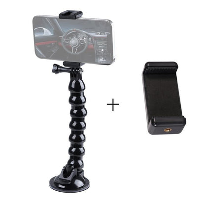 Flexible Suction Cup Mount With Phone Clamp - 1 / 4 Jaws-1915196489504788488