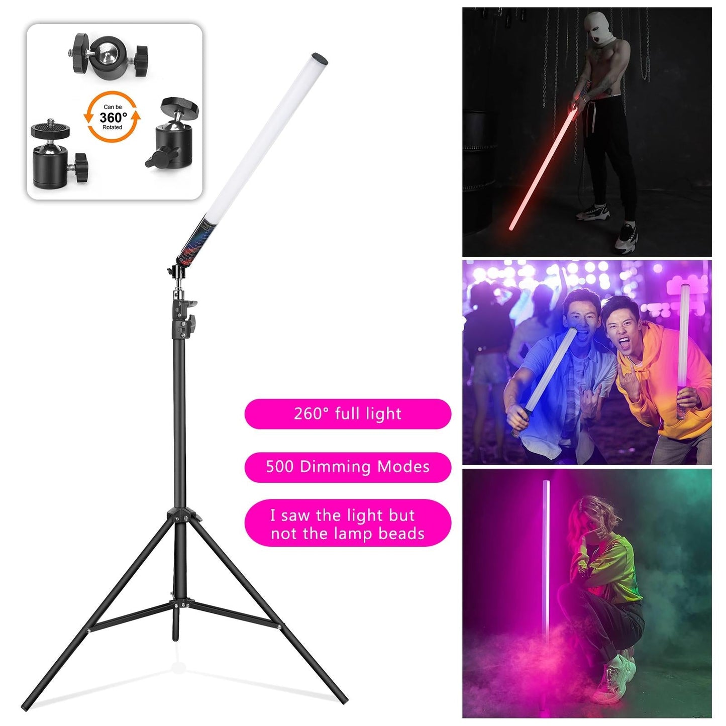 85Cm Rhythm Led Stick Handheld Fill Light - Mood1 Atmosphere-1964932307261460483