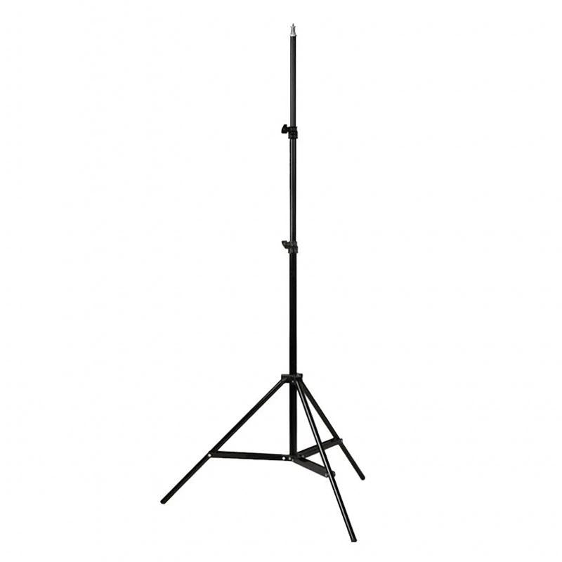 Aluminum Light Stand For Studio Flash - 2.8M Height - Black-1915196788801933313