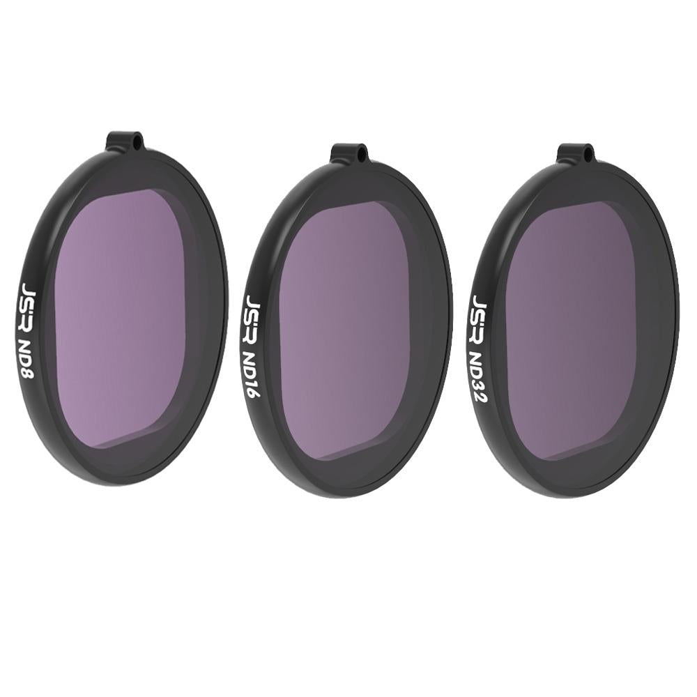 3-In-1 Round Lens Filter For Gopro Hero8 - Nd8 Nd16 Nd32-1915197002266841089