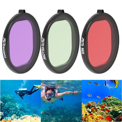 3-In-1 Round Diving Lens Filter For Gopro Hero8-1915198243889876992