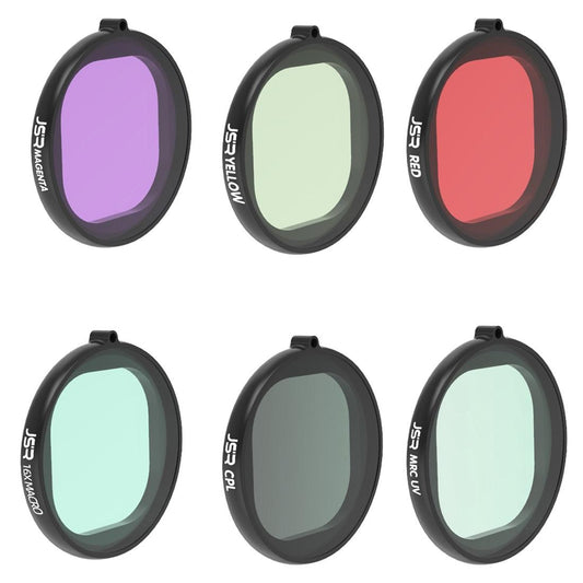 6-In-1 Round Diving Lens Filter For Gopro Hero8-1915197772517216257