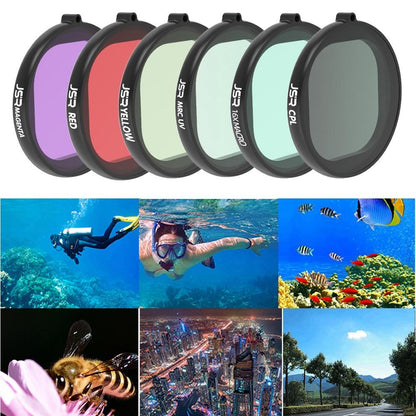 6-In-1 Round Diving Lens Filter For Gopro Hero8-1915197772517216264