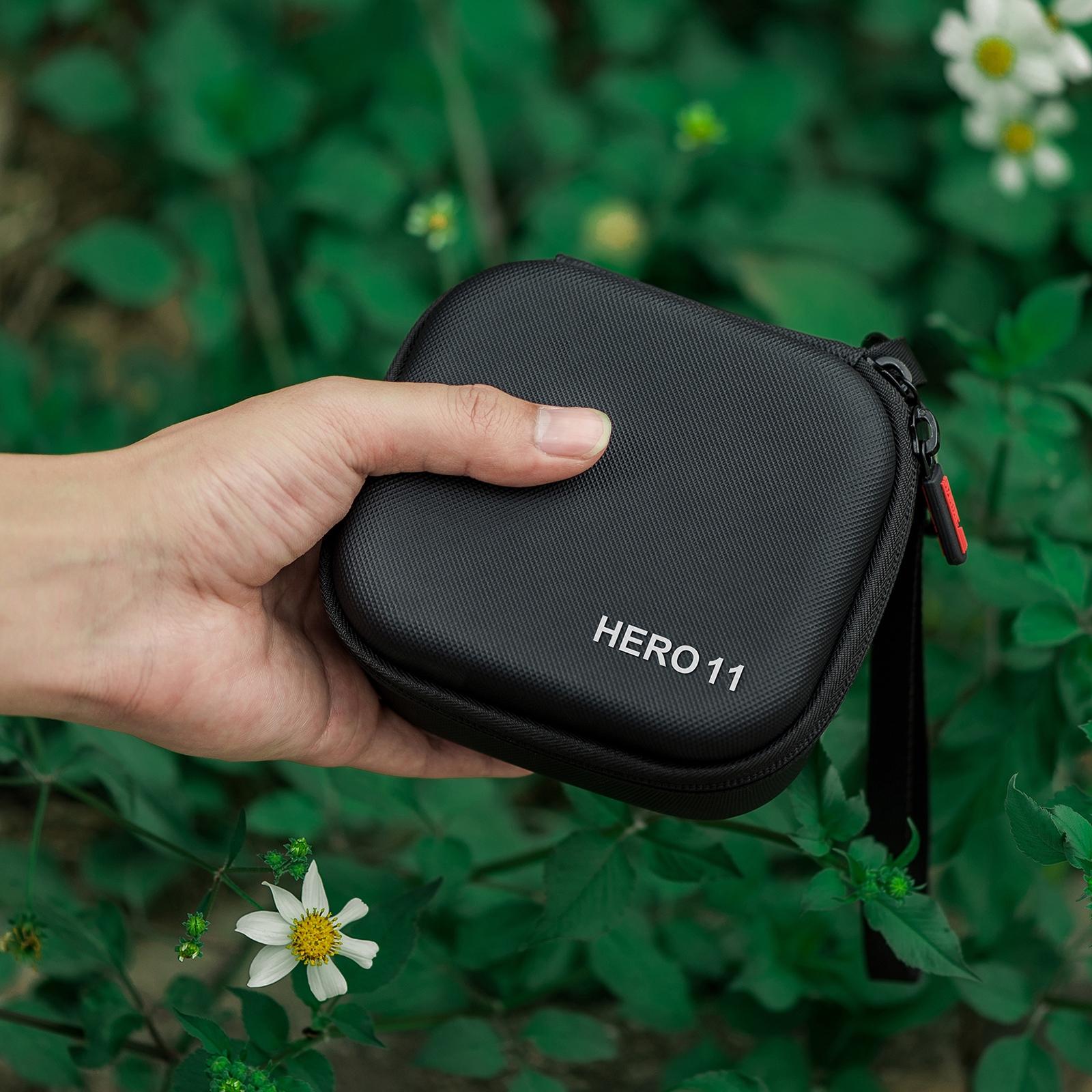 Gopro Hero11 Diamond Texture Leather Storage Bag-1915196742480039941