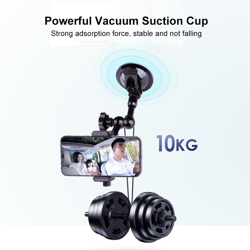 Articulating Magic Arm With Suction Cup Phone Mount 4.5 - 7.2 Inch Phones-1915196806317346822