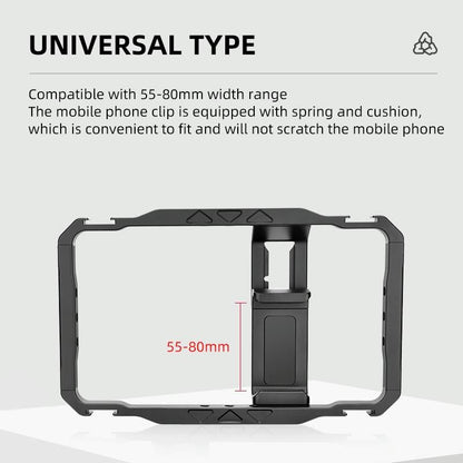 Vlogging Live Broadcast Smartphone Video Rig With Led Light And Mic-1915197497228267523