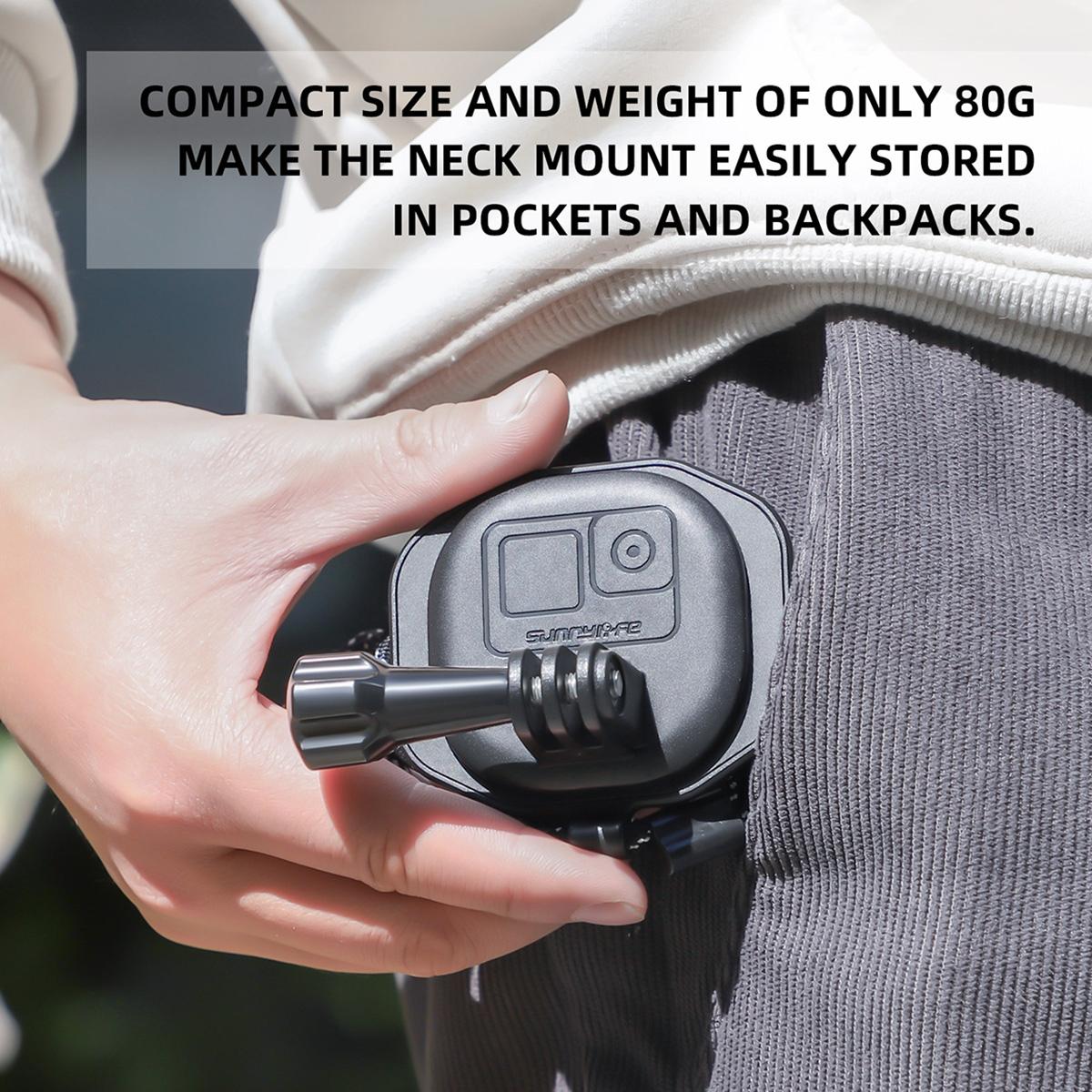 Neck Phone Action Camera Holder - Magnetic Wearable-1915196490121351171