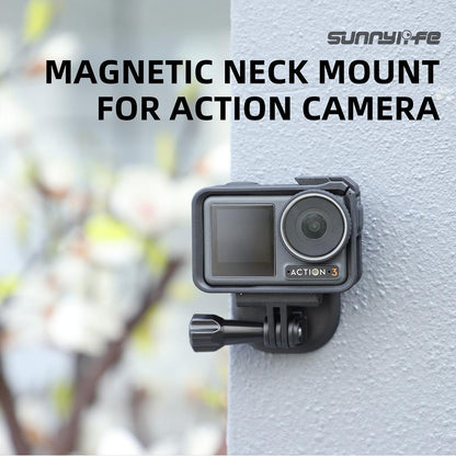 Neck Phone Action Camera Holder - Magnetic Wearable-1915196490121351174