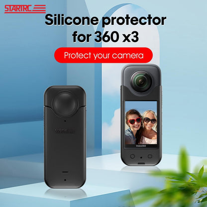 Full Body Silicone Case For Insta360 X3 - Protective-1915196714243985409