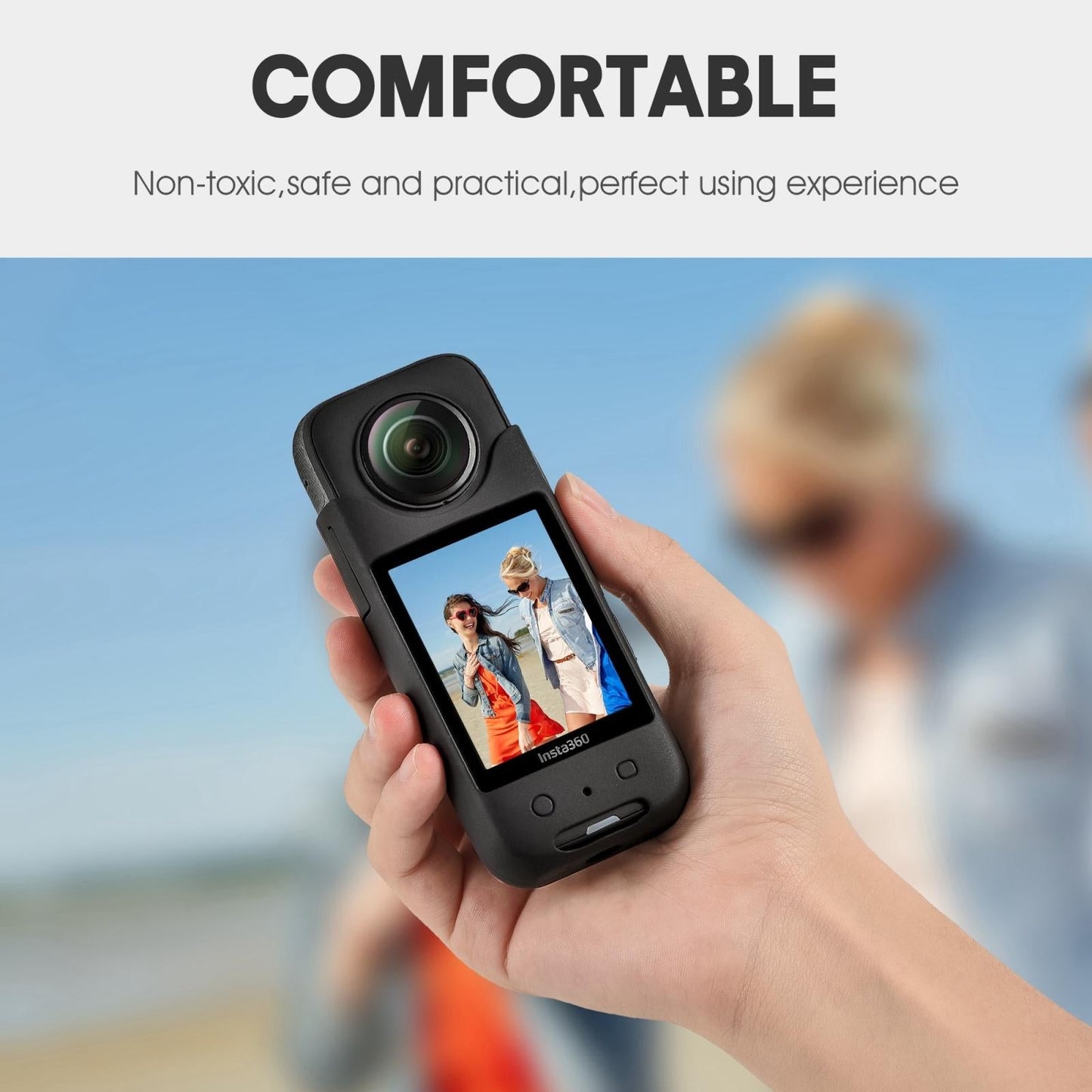 Full Body Silicone Case For Insta360 X3 - Protective-1915196714243985413