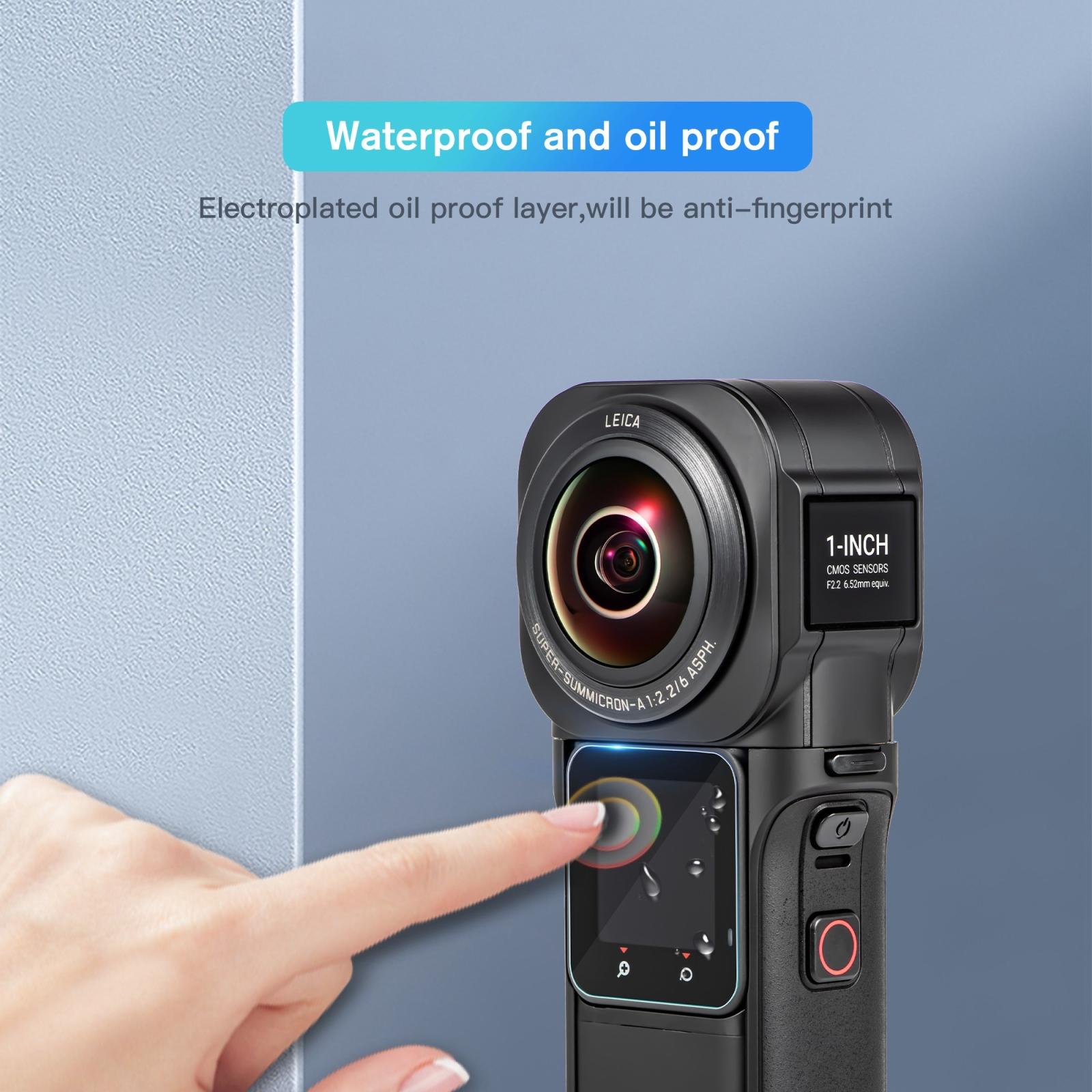 Tempe Glass Screen Film For Insta360 One Rs 1 Inch 360 Edition - 2 Pack-1915197656519544838