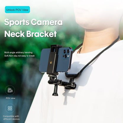 Neck Camera Holder For Hands-Free Vlogging And Fpv Recording-1915196488292634627