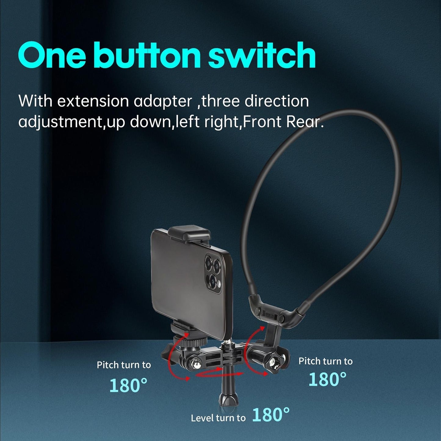 Neck Camera Holder For Hands-Free Vlogging And Fpv Recording-1915196488292634629