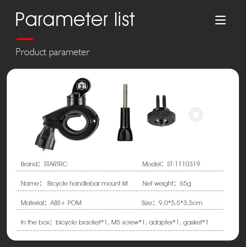 Universal Bike Mount For Dji Action Cameras-1915196805105192962