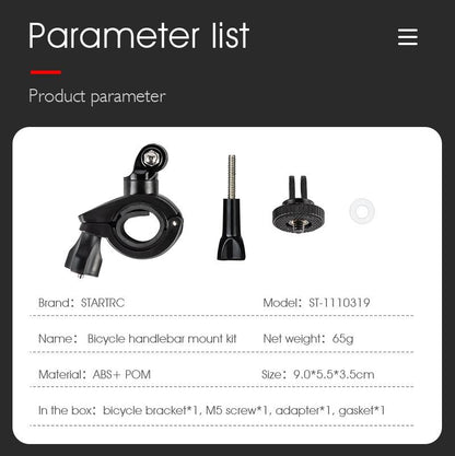 Universal Bike Mount For Dji Action Cameras-1915196805105192962