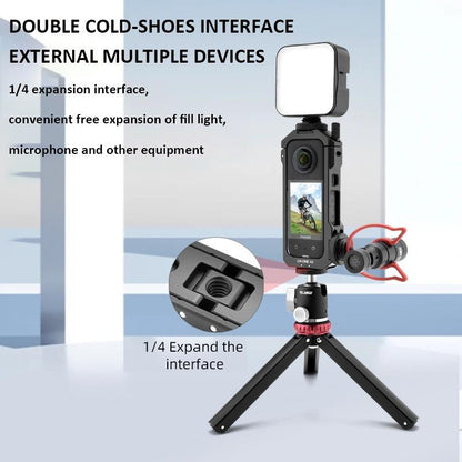 Extended Metal Cage For Insta360 X3 Camera-1915197064610975749
