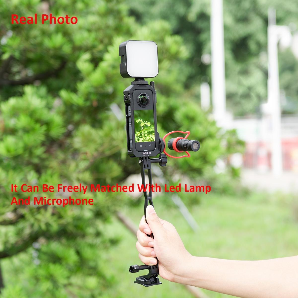 Extended Metal Cage For Insta360 X3 Camera-1915197064610975752