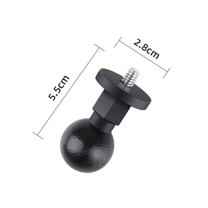 Universal 25Mm Ball Head Adapter For 1 / 4 Screws-1915196782497894401