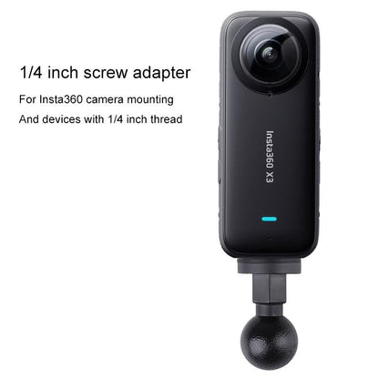 Universal 25Mm Ball Head Adapter For 1 / 4 Screws-1915196782497894404