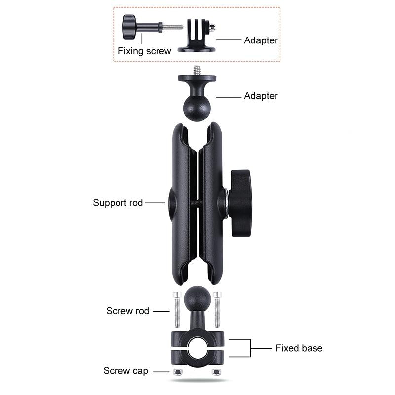 Universal Car Seat Mount For Action Cameras - 25Mm Ballhead With Tripod Adapter-1915197394669146117