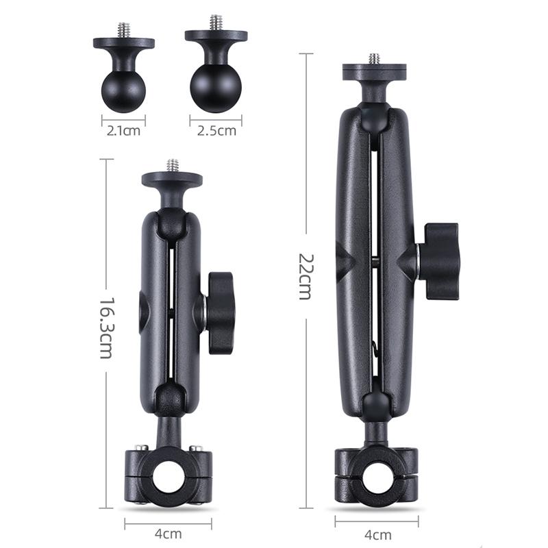 25Mm Ballhead Car Seat Mount For Action Cameras With Phone Clamp And Anti-Lost Case-1915197232248918020