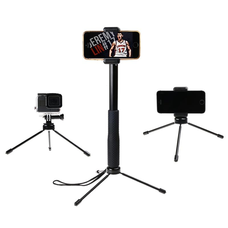 Foldable Tripod Selfie Stick For Action Cameras And Phones - 93Cm-1915198112792711175
