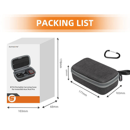 Portable Carrying Case For Insta360 Ace / Ace Pro - Mini Travel Organizer-1915196786788667401