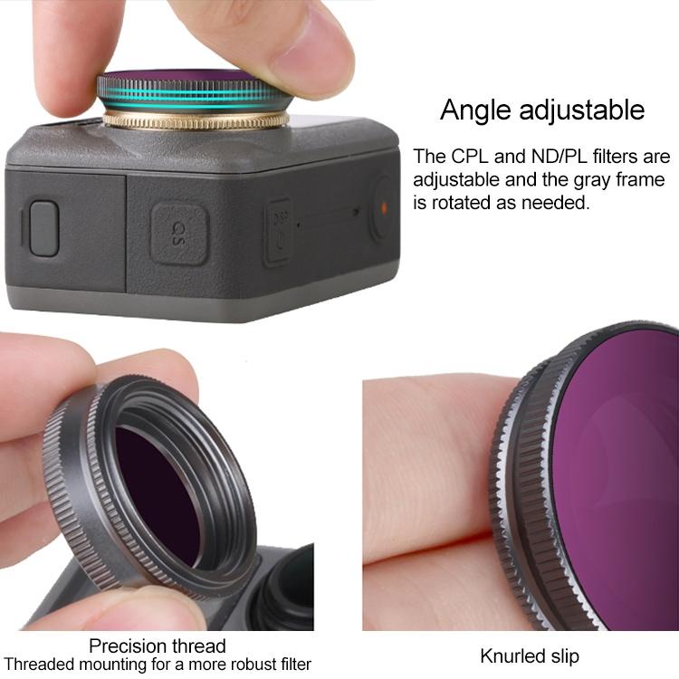 Adjustable Lens Filter For Dji Action Camera-1915197106637901826