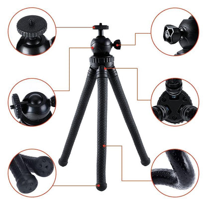 Versatile Octopus Tripod For Slr Cameras Gopro And Phones - Ball Head-1915196720917123077