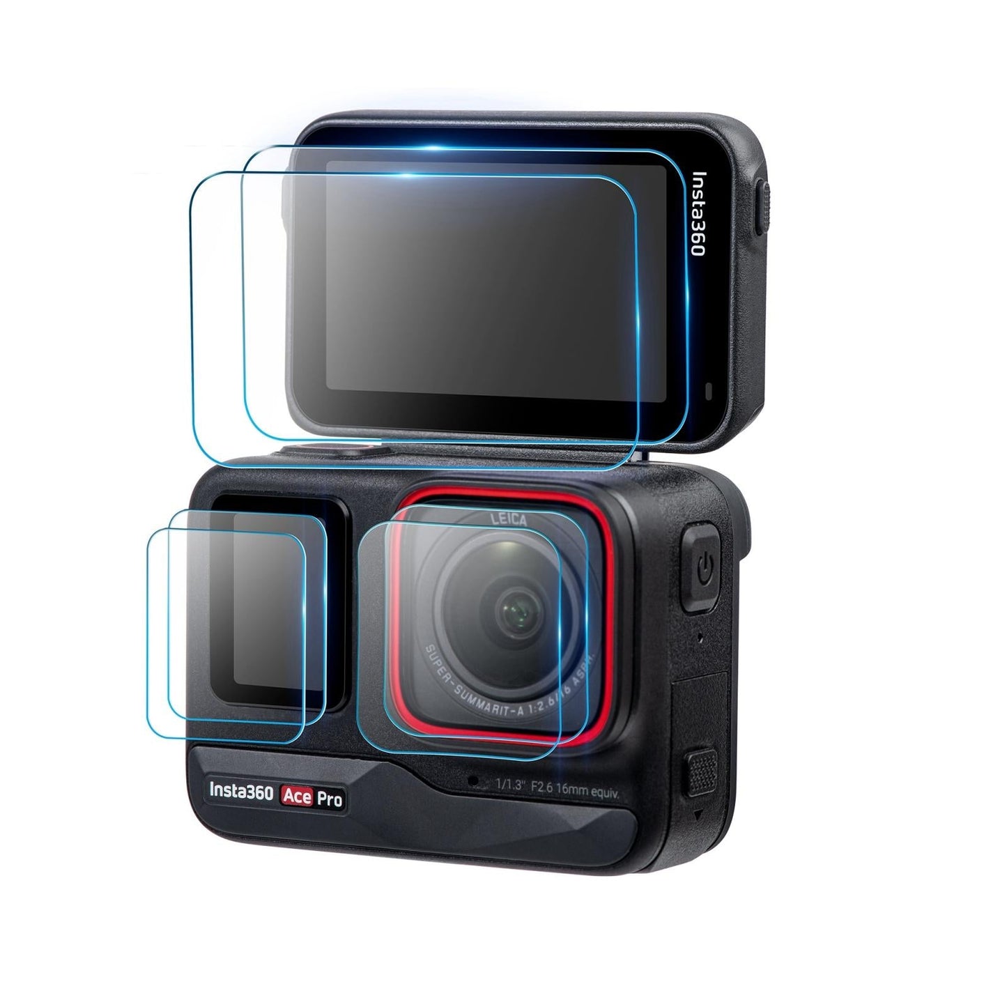 2-Piece Tempered Glass Film Set For Insta360 Ace Pro-1915197453926273030