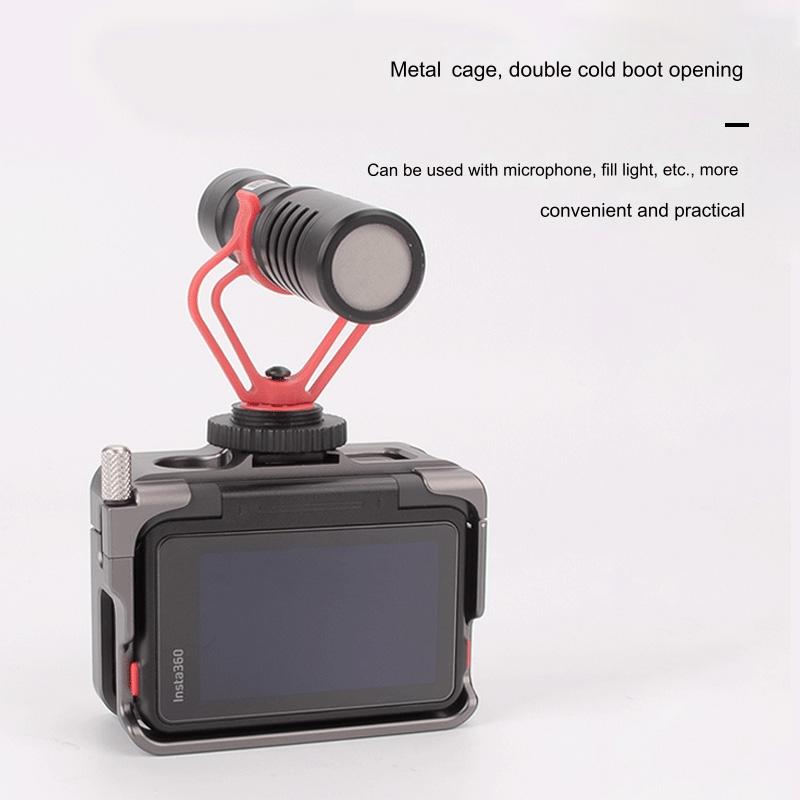 Aluminum Alloy Metal Rabbit Cage For Insta360 Ace Pro-1915196553144963076