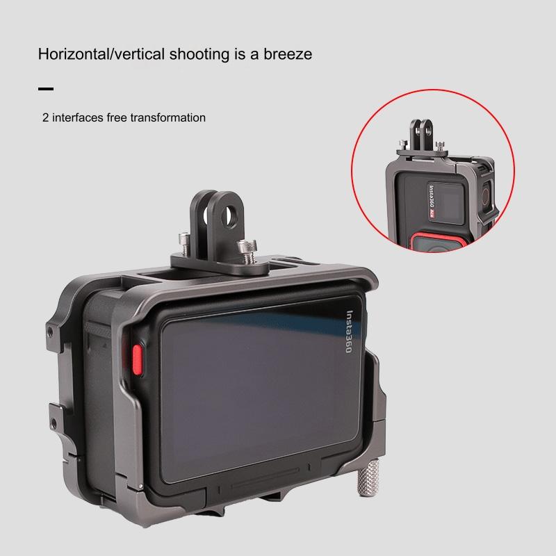 Aluminum Alloy Metal Rabbit Cage For Insta360 Ace Pro-1915196553144963077