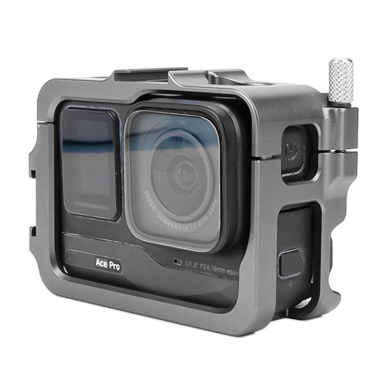 Aluminum Alloy Metal Rabbit Cage For Insta360 Ace Pro-1915196553144963078