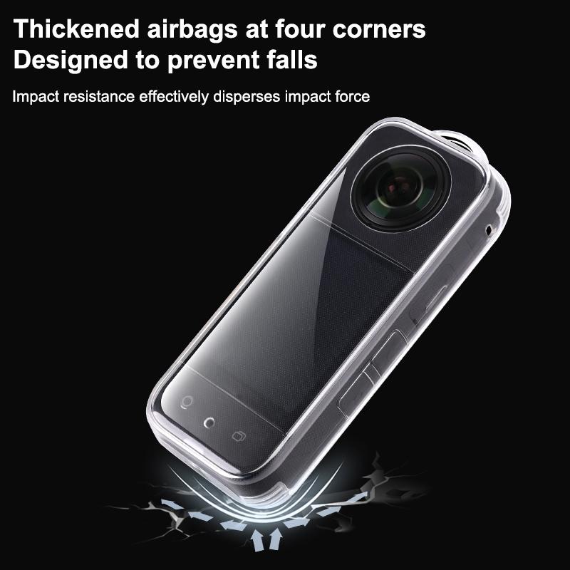 Clear Tpu Protective Case For Insta360 X3-1915196607213735939