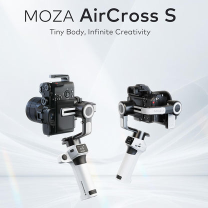 Aircross S 3 Axis Foldable Handheld Gimbal Stabilizer For Dslr Cameras And Smart Phone White-1943465050710872067