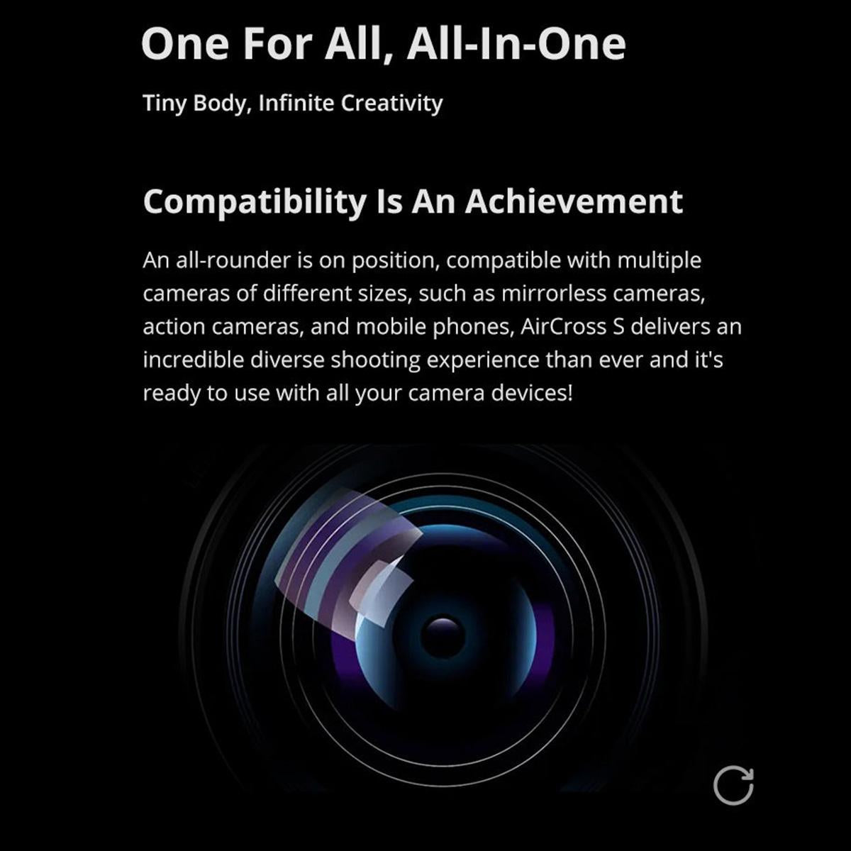 Aircross S 3 Axis Foldable Handheld Gimbal Stabilizer For Dslr Cameras And Smart Phone White-1943465050710872069