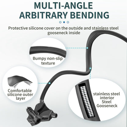 Adjustable Neck Vlog Bracket For Dji Gopro Insta360 Action Cameras And Smartphones-1915196485843161090