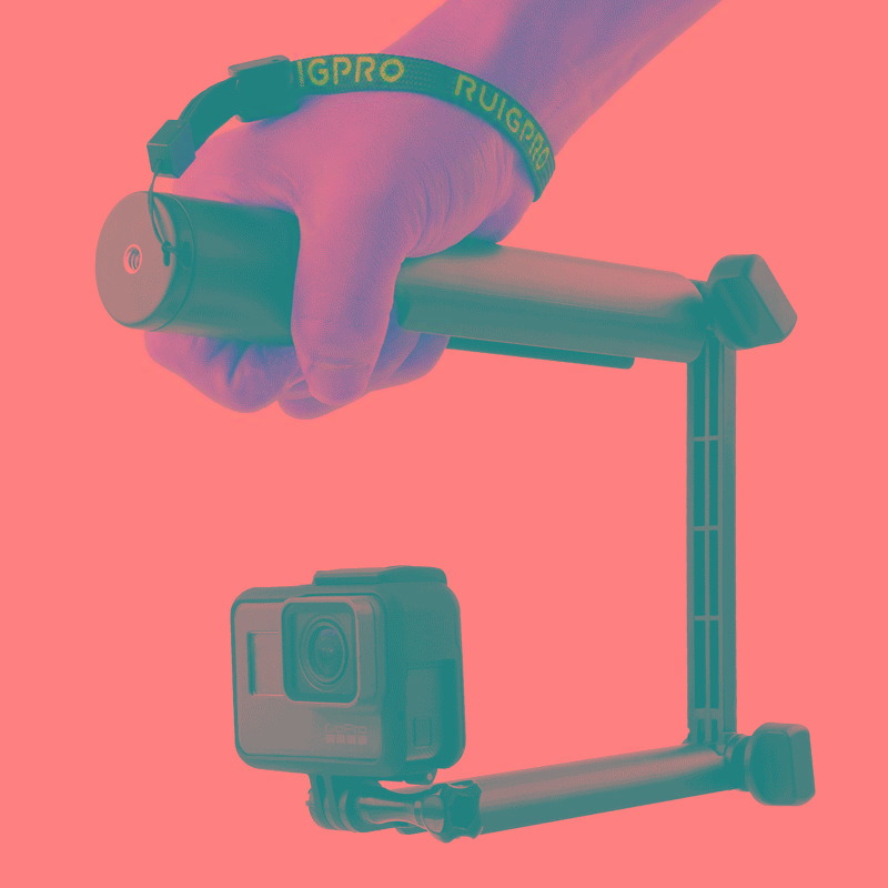 3-In-1 Monopod Selfie Stick For Action Cameras-1915196687220084736