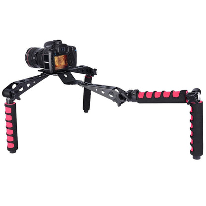Multifunctional Camera Shoulder Mount For Dslr / Video Camera With Red Handles-1915196590340050944