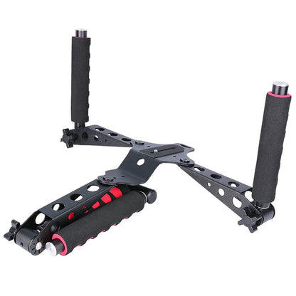 Multifunctional Camera Shoulder Mount For Dslr / Video Camera With Red Handles-1915196590340050948