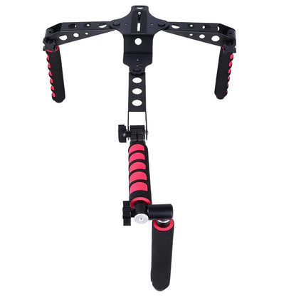 Multifunctional Camera Shoulder Mount For Dslr / Video Camera With Red Handles-1915196590340050950