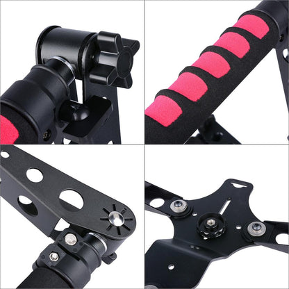 Multifunctional Camera Shoulder Mount For Dslr / Video Camera With Red Handles-1915196590340050952