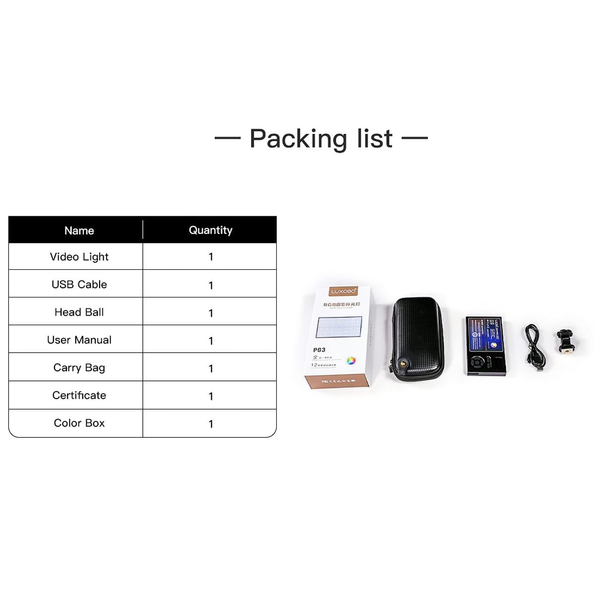 800Lm Super Slim Led Video Light For On-Camera And Selfie Photography-1964932286612901890