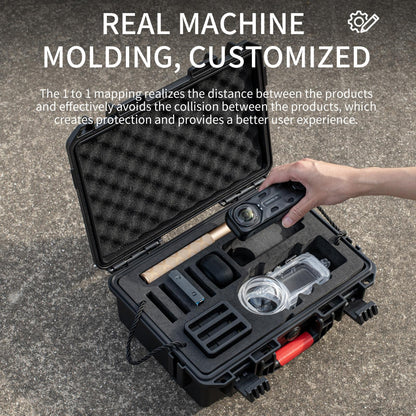 Waterproof Dual-Layer Storage Box For Insta360 X4 Startrc - Black-1915196772968435714
