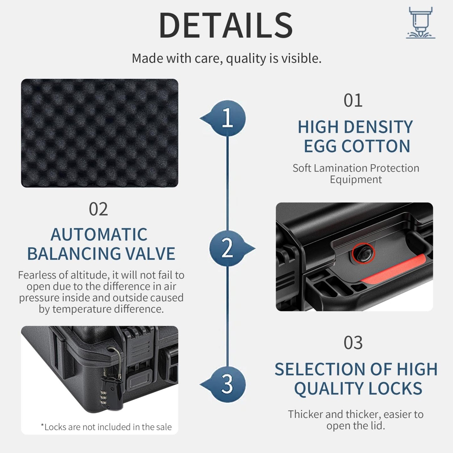 Waterproof Dual-Layer Storage Box For Insta360 X4 Startrc - Black-1915196772968435717